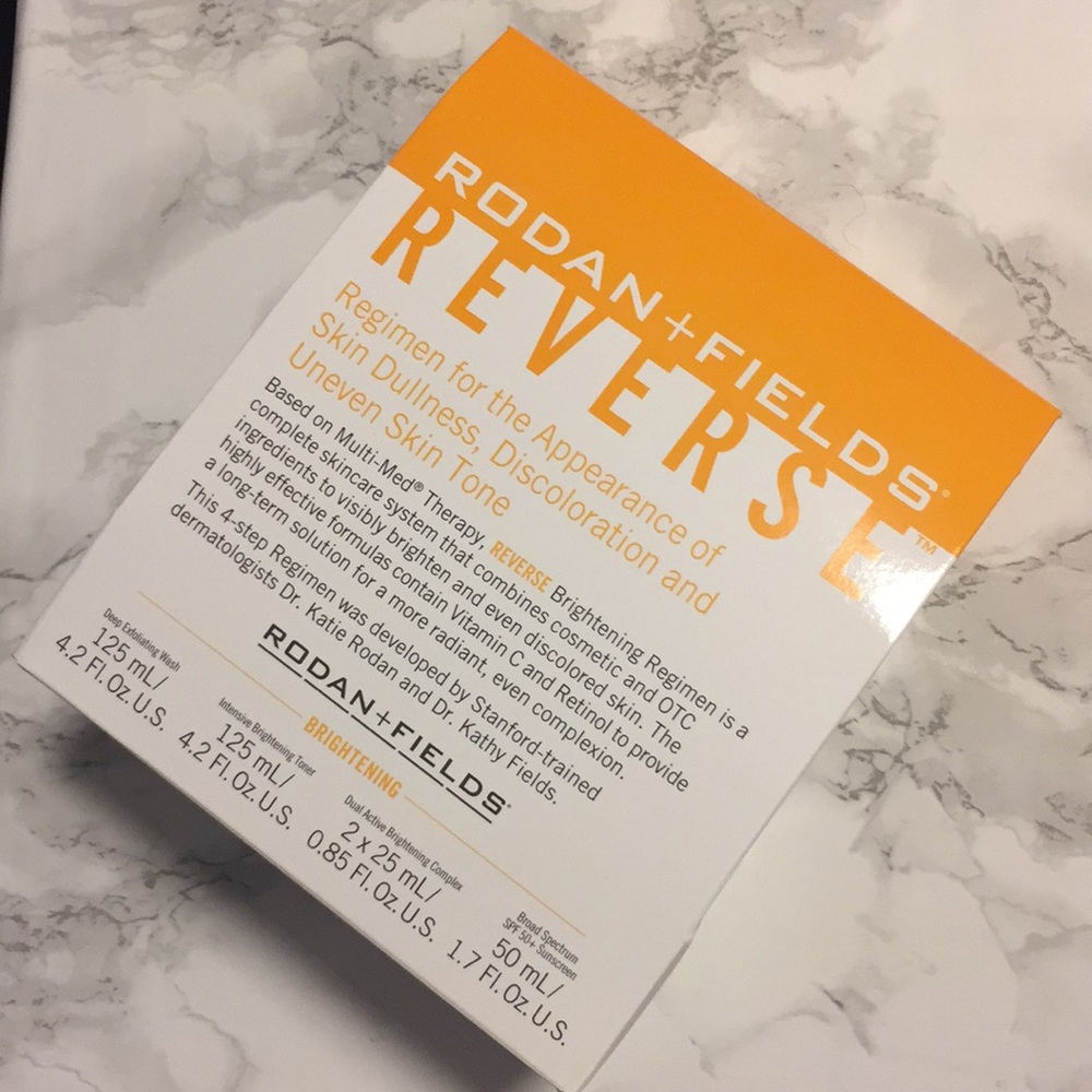 R+F new in box, reverse brightening regimen